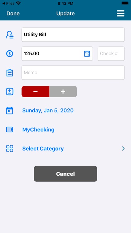 myAccountsPro screenshot-9