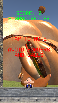 Dummy Dodge 3D - Burger Dodge screenshot 1