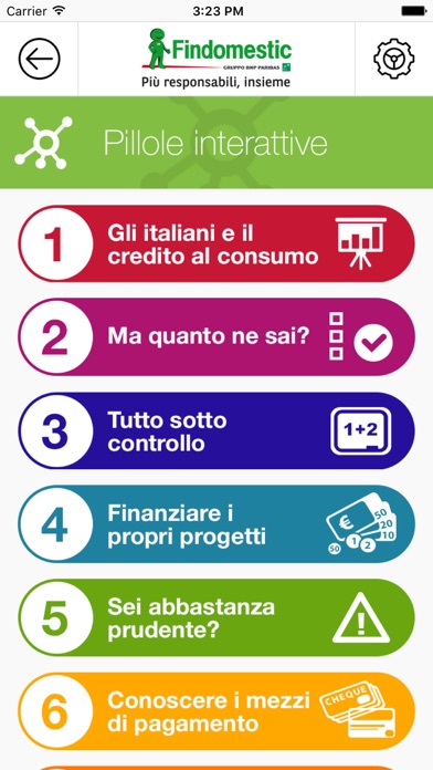 How to cancel & delete PerCorsi Findomestic from iphone & ipad 4