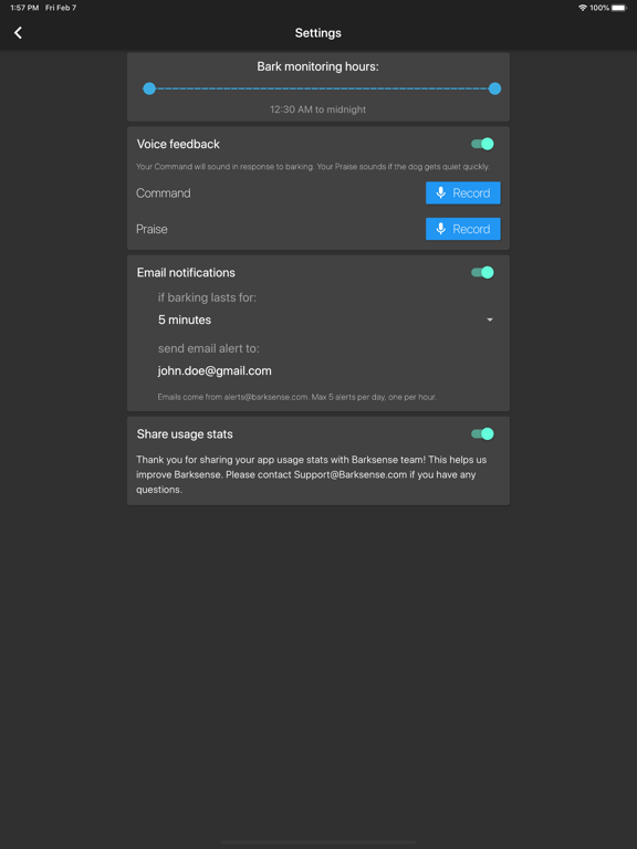 Screenshot #5 pour Barksense