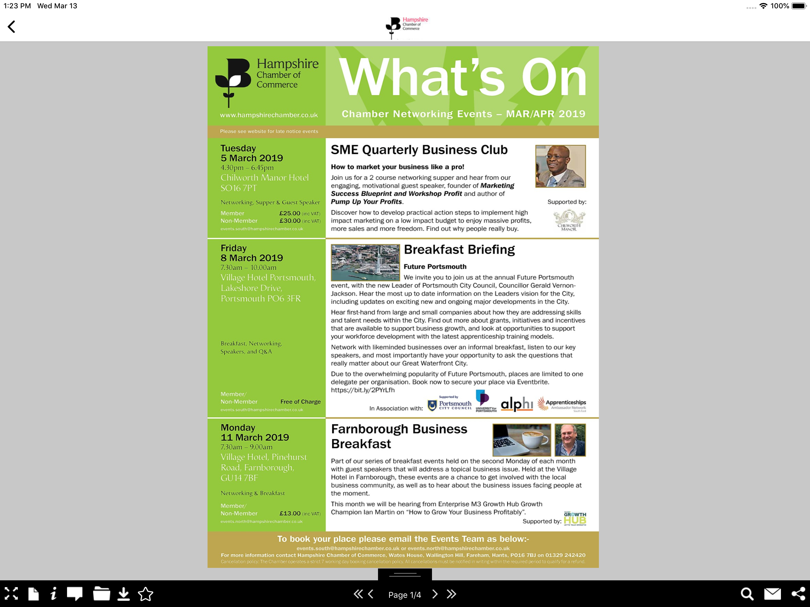 Hampshire Chamber of Commerce screenshot 6
