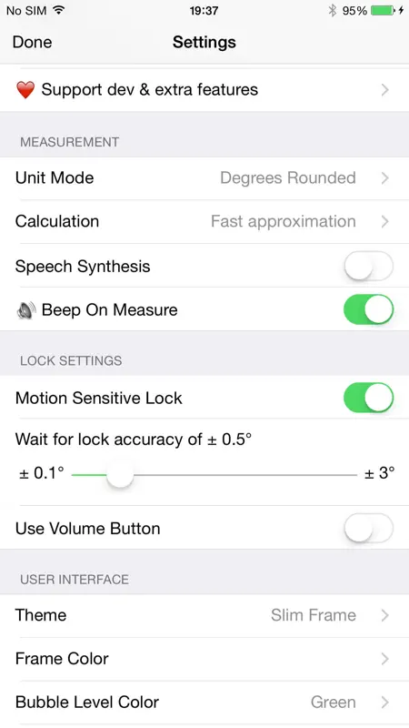nivel de burbuja & clinometer screenshot 5 of 5