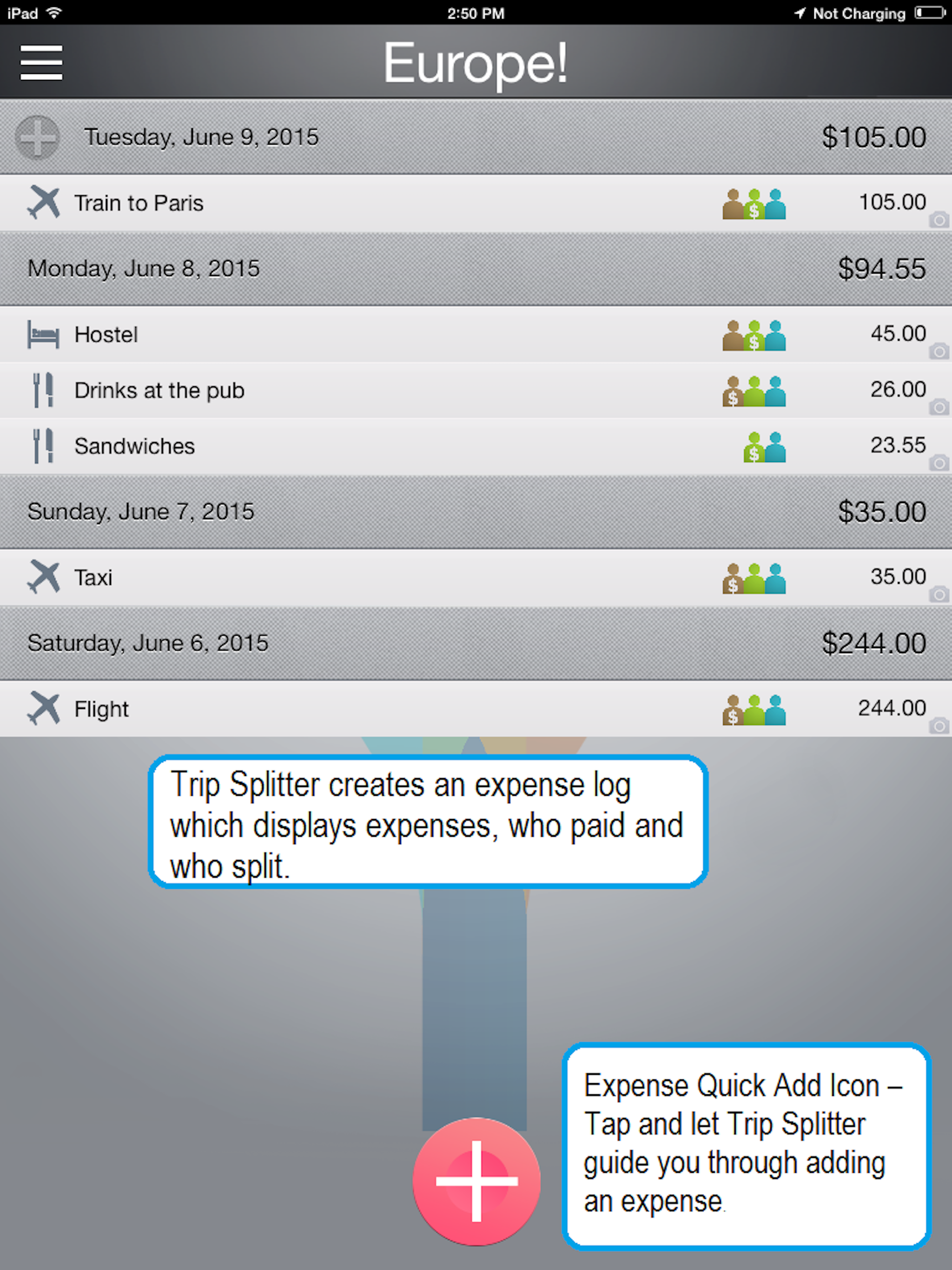Trip Splitter Lite