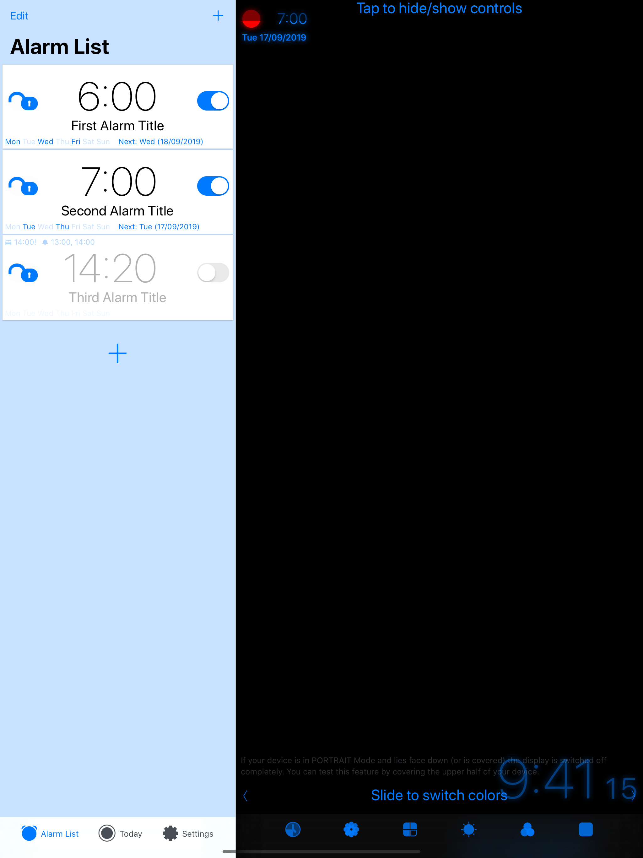 Memory Alarm Clock
