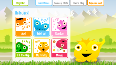 Squeebles Addition & Subtraction screenshot 1