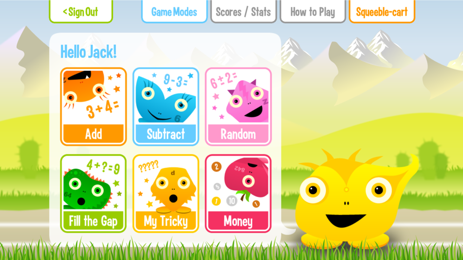 #1. Squeebles Add & Subtract (iOS) 由: KeyStageFun