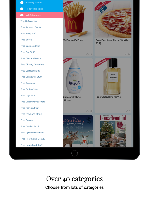 Latest Free Stuff iPad screenshot 4