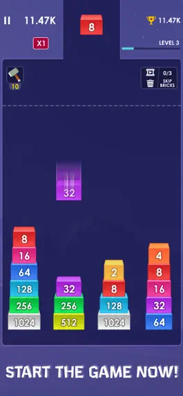 Game screenshot 2048 Merge Bricks mod apk