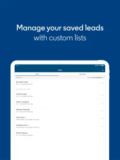 LinkedIn Sales Navigator iPad image 3