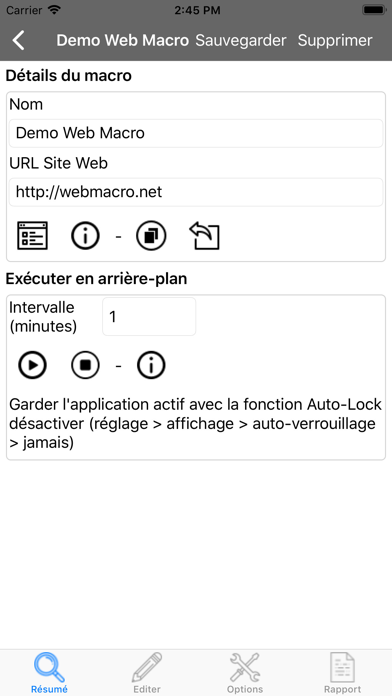 Screenshot #3 pour Web Macro Bot: Record & Replay