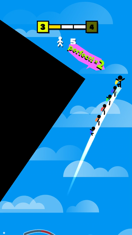 #4. Bouncy Line (iOS) 由: Geisha Tokyo Inc.