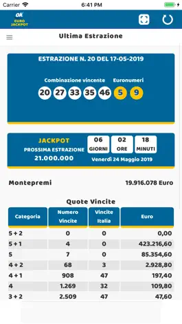 Game screenshot Estrazioni Eurojackpot mod apk