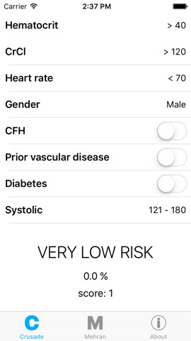 CRUSADE Score Calculatorのおすすめ画像1