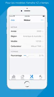 carburation pour yamaha yz 2t iPhone Captures Décran 3