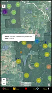 michigan mushroom forager map! iphone screenshot 1