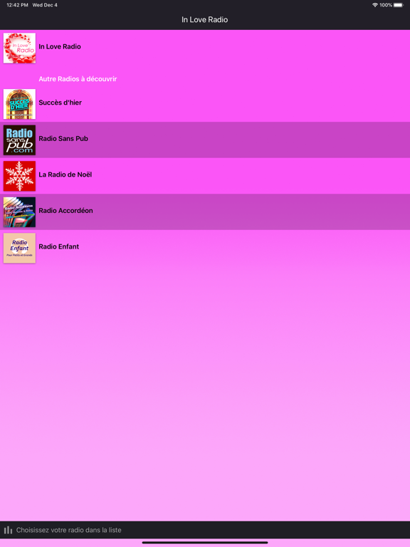 Screenshot #4 pour In Love Radio