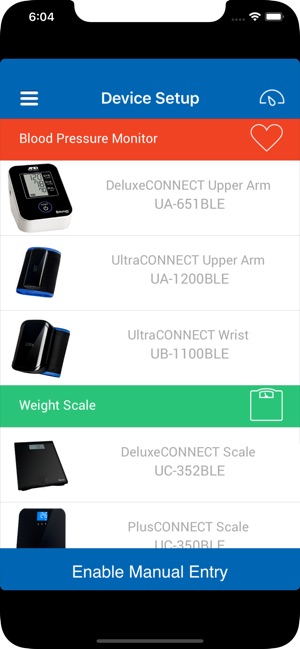 A&D Medical Wireless Connected Weight Scale (UC-352BLE)