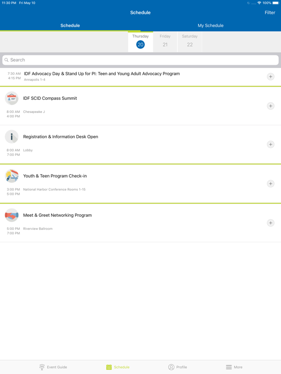 IDF 2019 National Conference iPad screenshot 4 - Business app