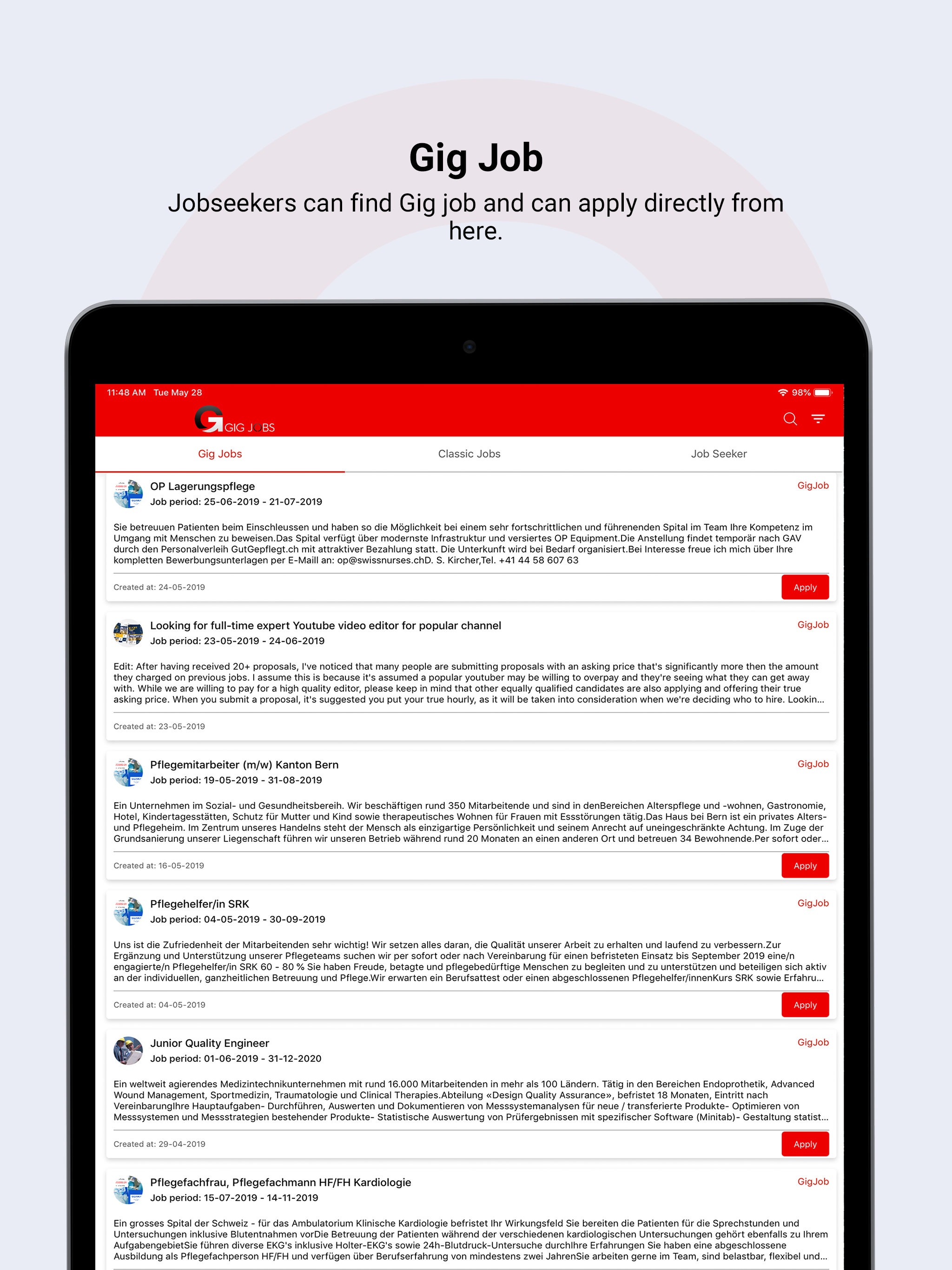 Gig Jobs