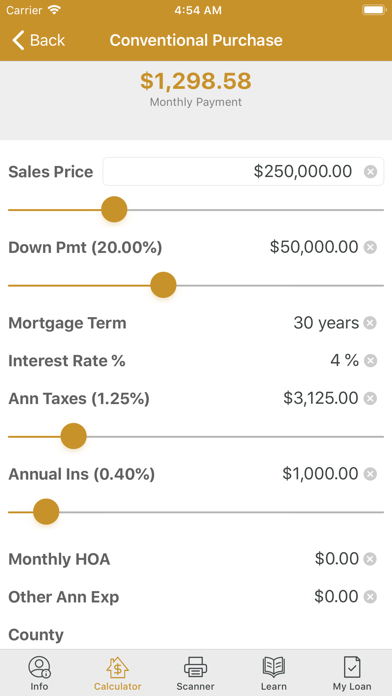 Capital Mortgage Funding Screenshot