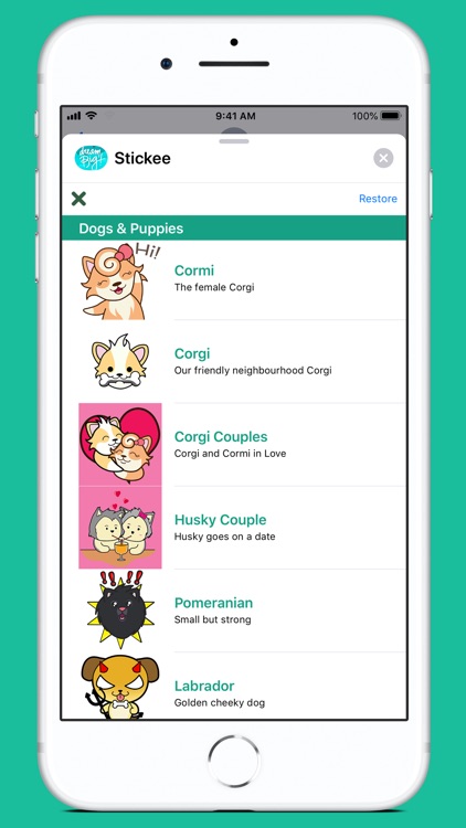 Stickee Stickers for iMessage screenshot-9