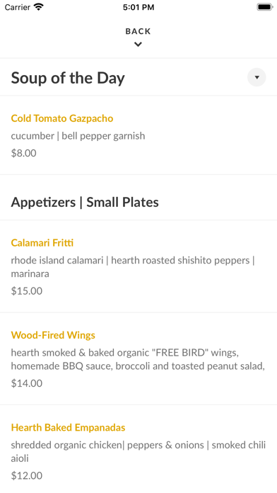App screenshot