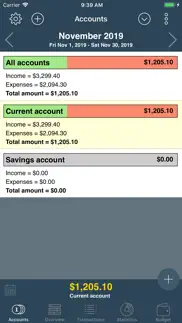 my budget book iphone screenshot 1