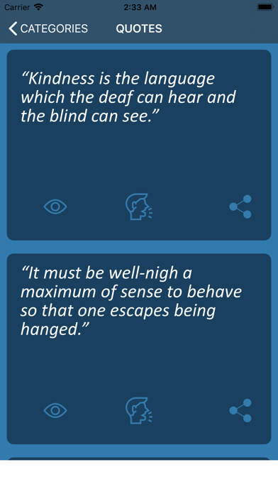 Mark Twain Wisdom screenshot 2
