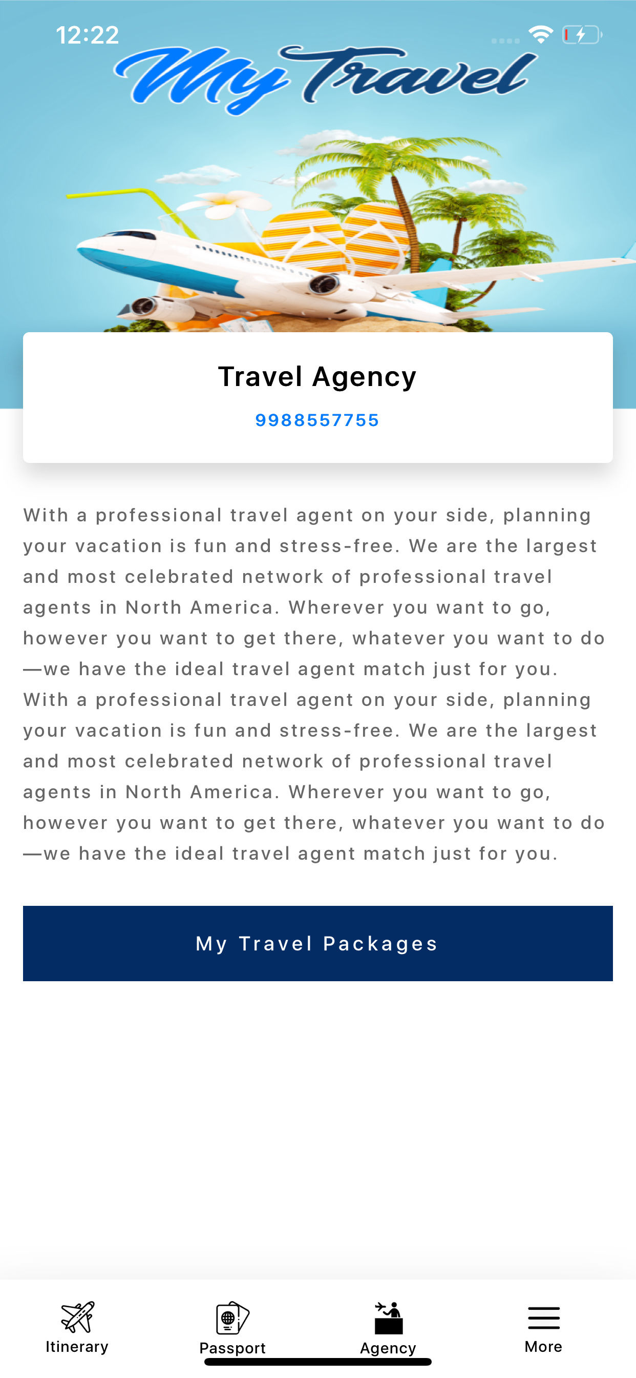 My Travel App screenshot 3