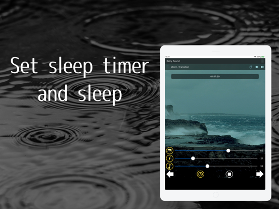 Rainy Sound iPad screenshot 4 - Medical app