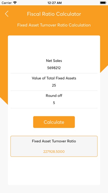 Fiscal ratio calculator screenshot-4