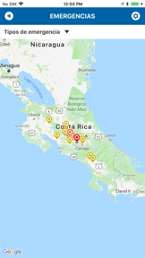 Bomberos CR screenshot