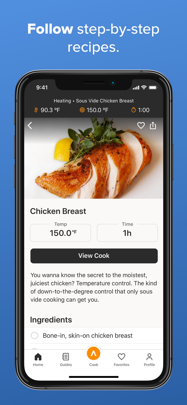 Anova Culinary iphone screenshot 3