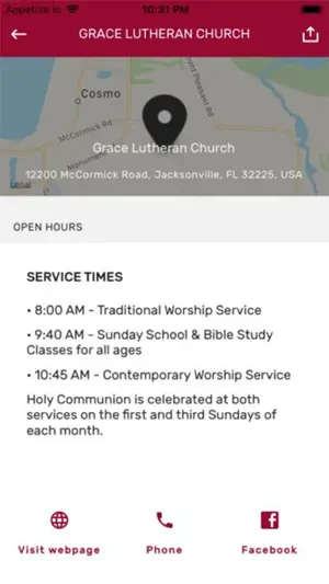 Grace Lutheran Church JAX screenshot 3