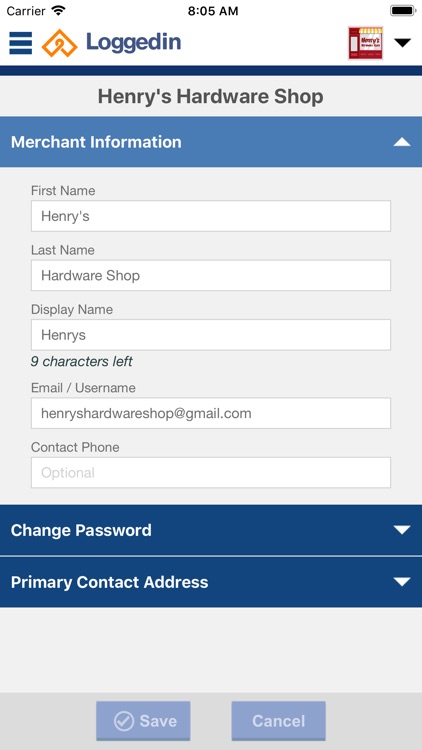 Loggedin for Merchants screenshot-8
