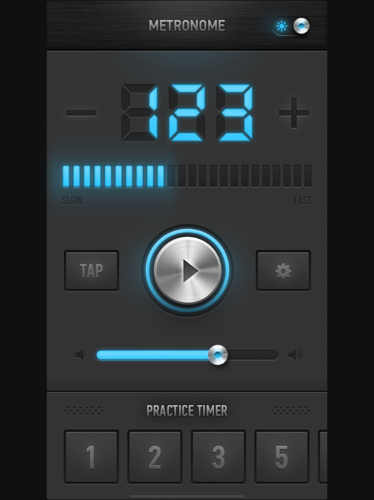 Metronome Ϟ ipad screenshot 1