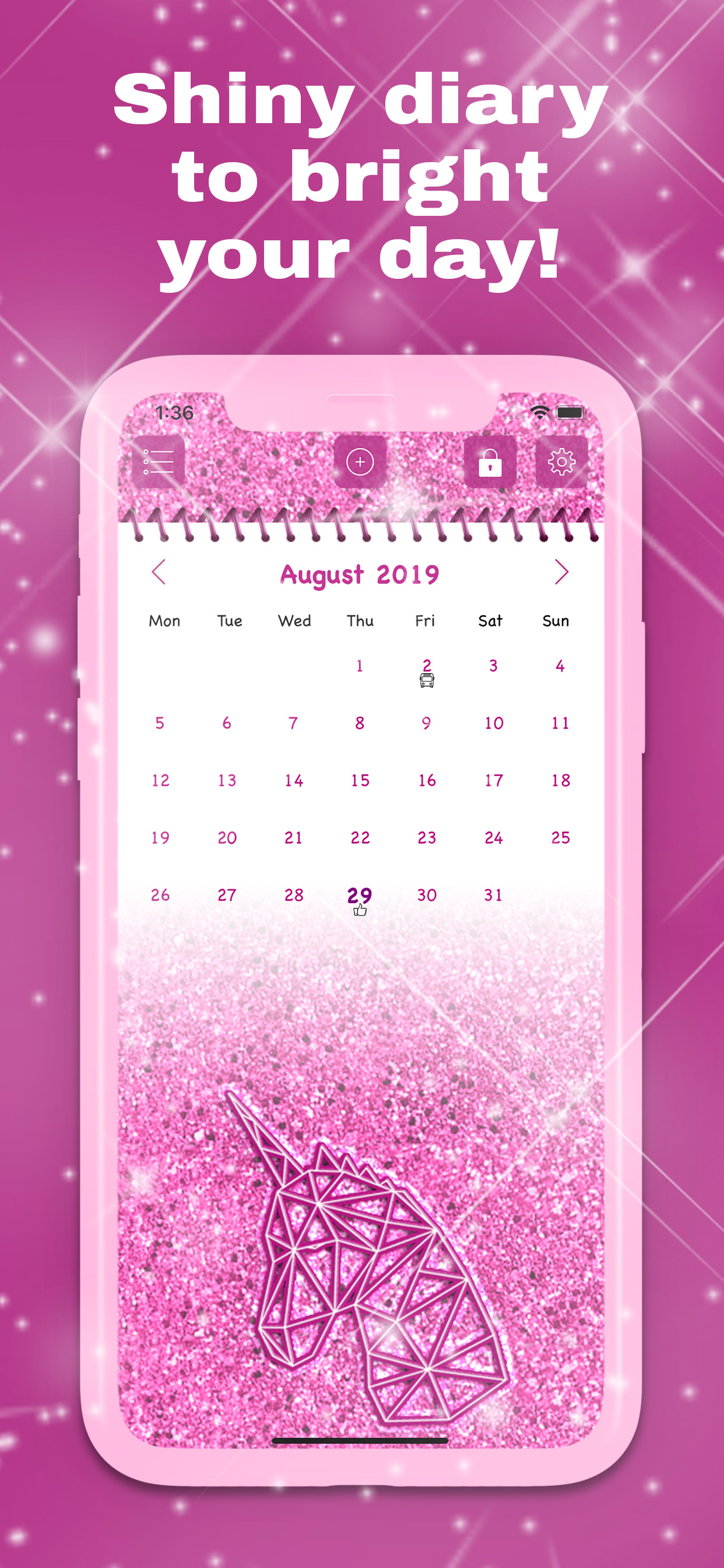 Diamond Glitter Diary