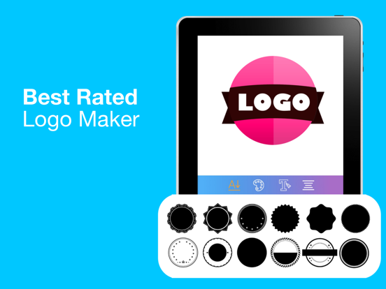 LogoMaker: Logo Creator editor iPad screenshot 2 - Photo & Video app