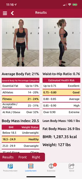 Game screenshot LeanScreen: Body Fat Analysis apk