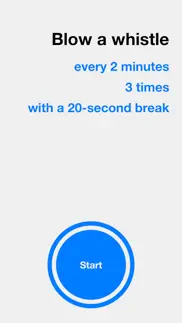 whistle timer iphone screenshot 1