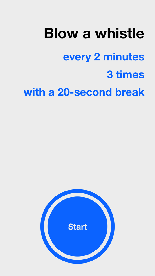 Whistle Timer - 1.5.1 - (iOS)