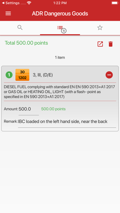 ADR Dangerous Goods (ADR 2025) Screenshot