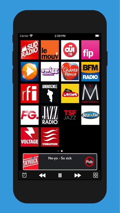 Screenshot #2 pour Radios FM: Top France