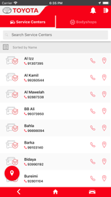 Toyota Oman screenshot