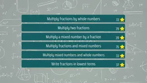 Multiplying Fractions Trainer screenshot 1