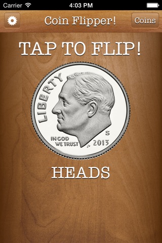 Flip a Coin Appのおすすめ画像1