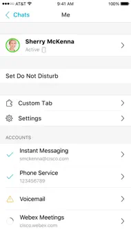 Cisco Jabber for BlackBerry iphone bilder 0
