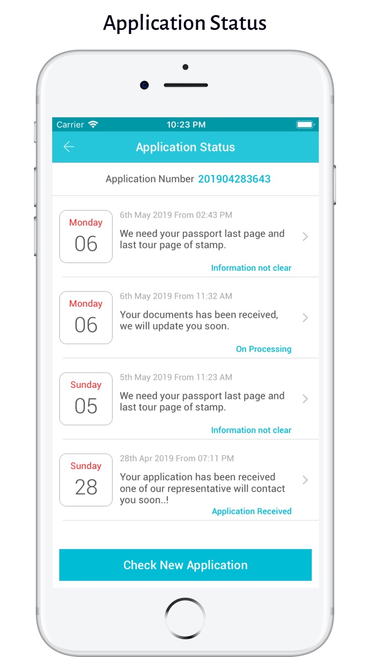 iPhone screenshot