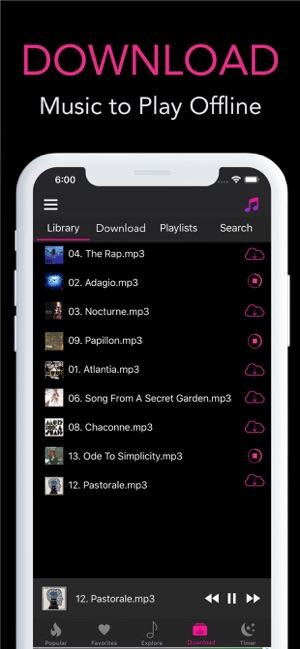 Musique Radio & Lecteur MP3 dans l'App Store