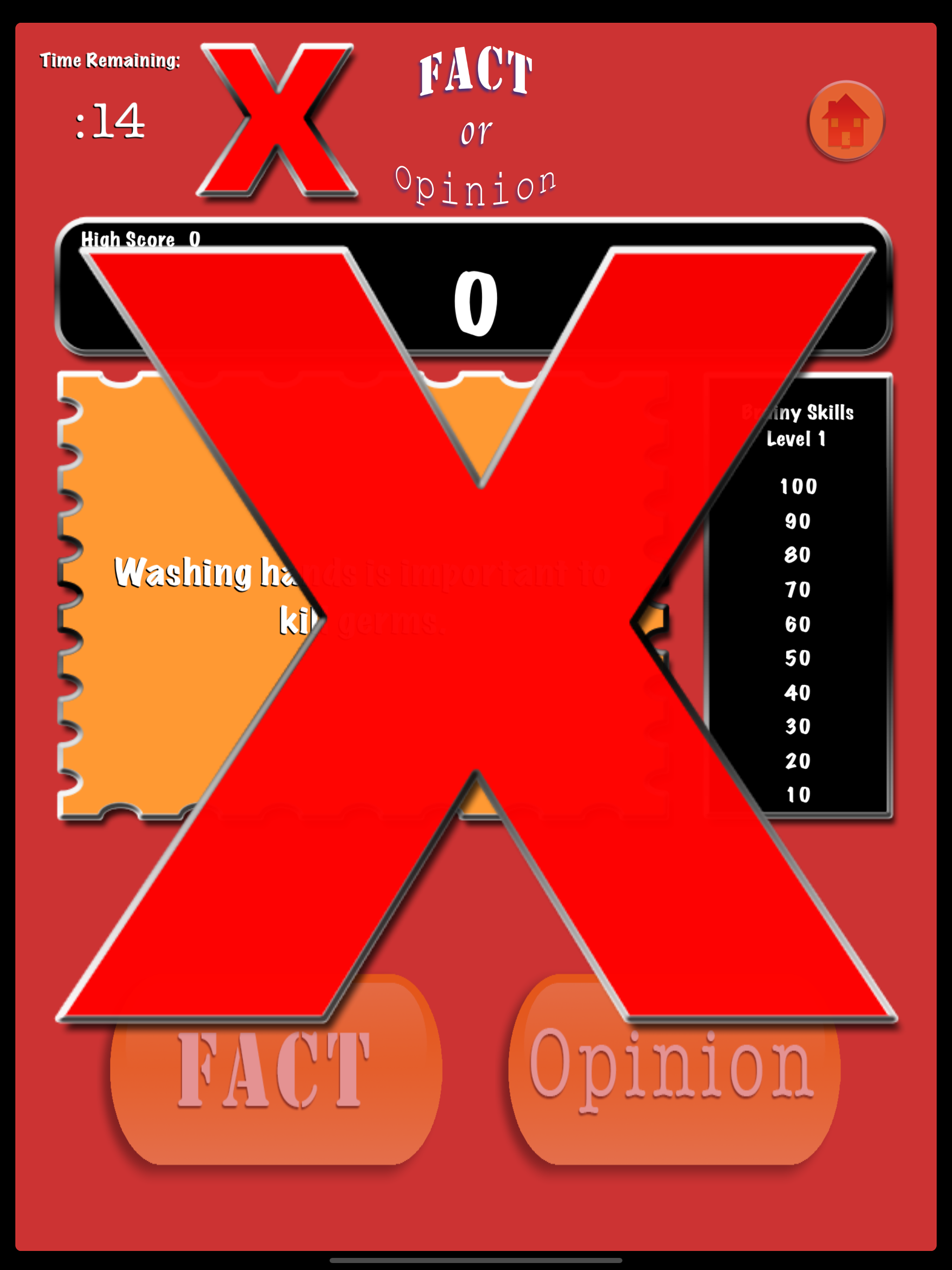 Brainy Skills Fact or Opinion